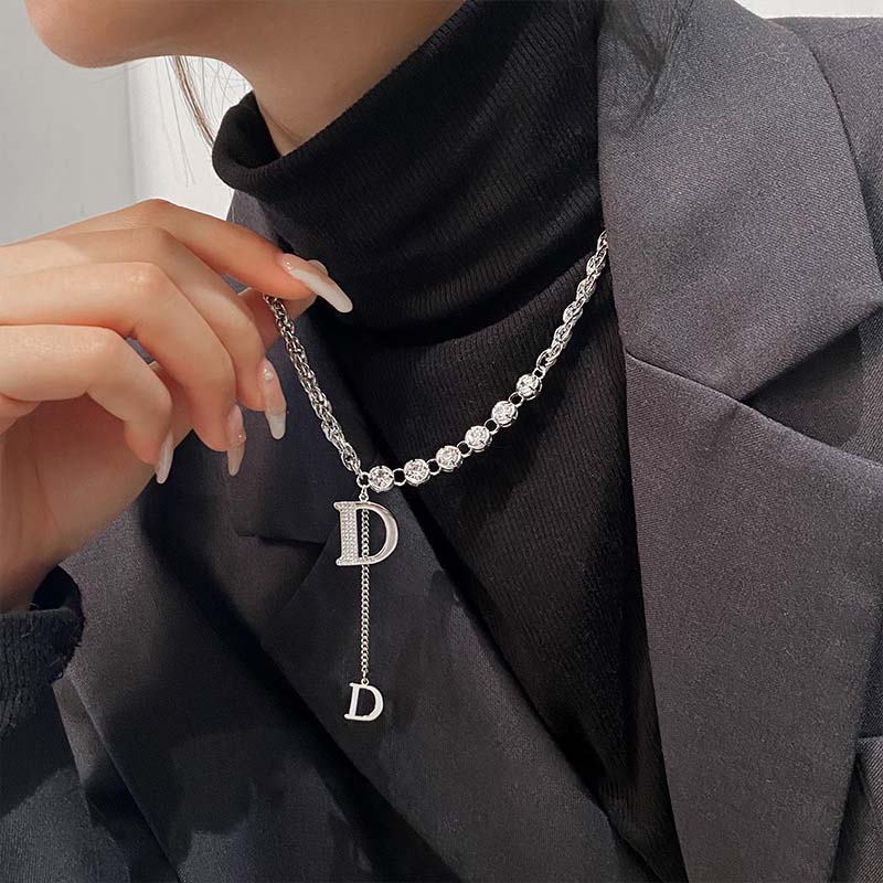 Women Fashion Brand Logo - Letter Replica Designer Chokers Brand Luxury
