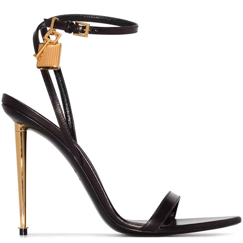 Women Fashion Show - Buckle Strap Solid Color Key Lock