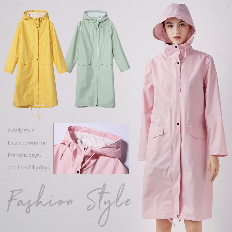 Women'S Fashion Raincoat - New Fashion Women Lightweight Breathable Raincoat