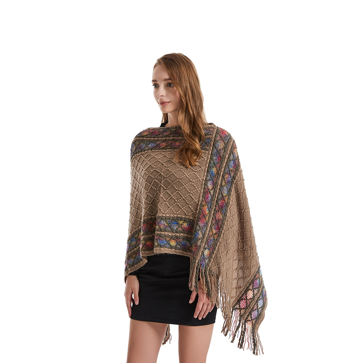Women'S Fashion Poncho - Women Spring Autumn Poncho Unique Vintage