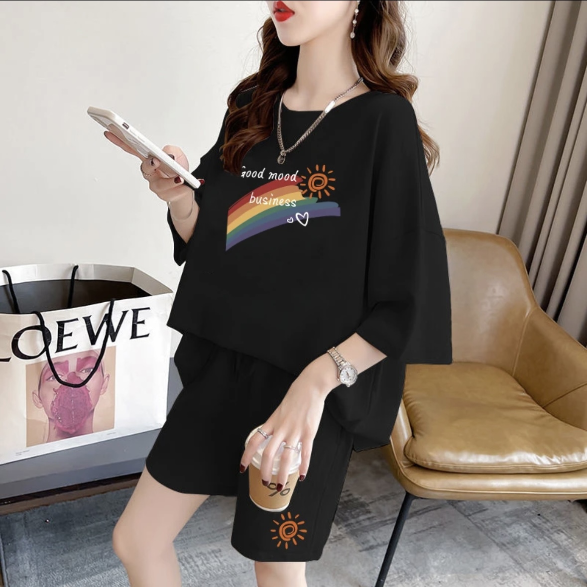 Women'S Fashion Tops - Fashion women's summer shorts set, sportswear,