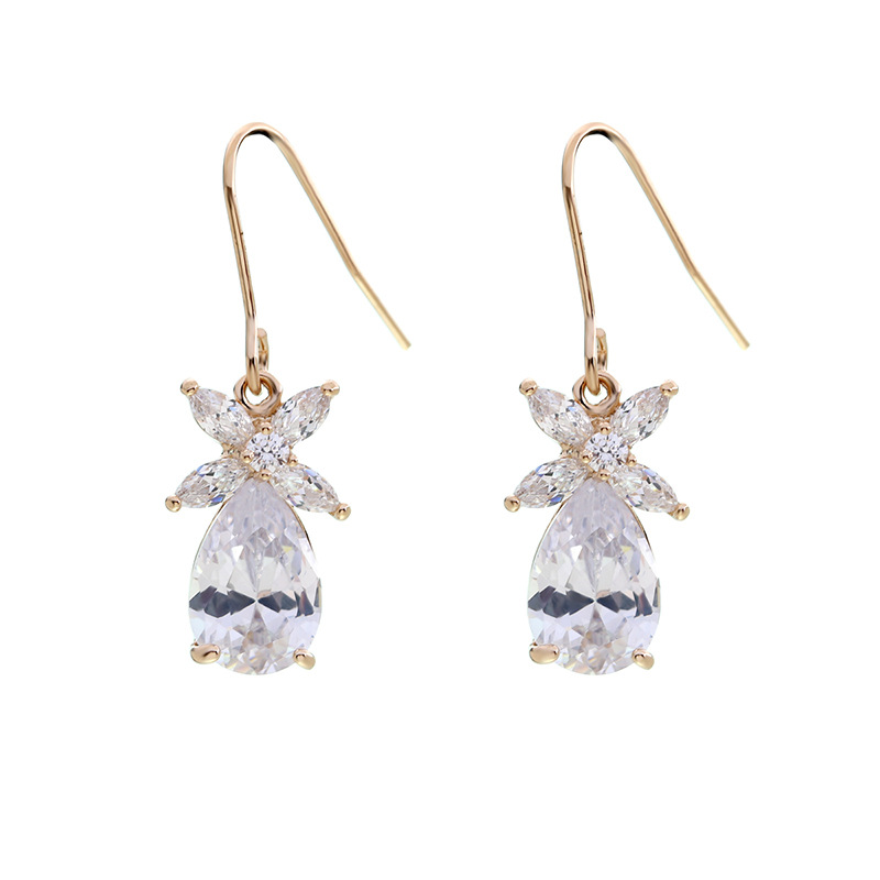 Copper inlaid zircon flower re - огляд і ціна Women'S Fashion E Commerce