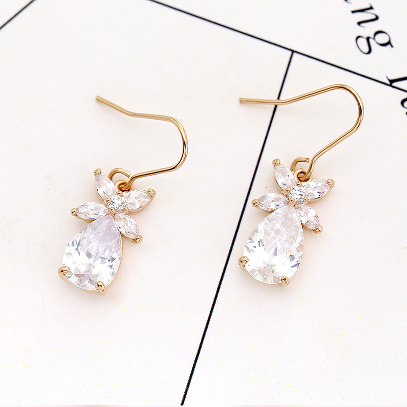 Copper inlaid zircon flower re - огляд і ціна Women'S Fashion E Commerce
