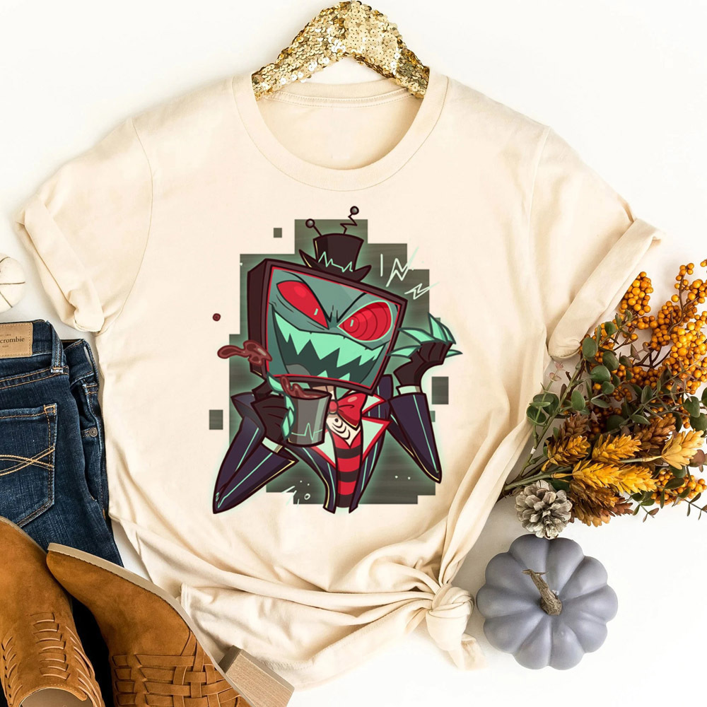 Hazbin Hotel t-shirt shoujo ko - огляд і ціна Women'S Fashion In The 80S