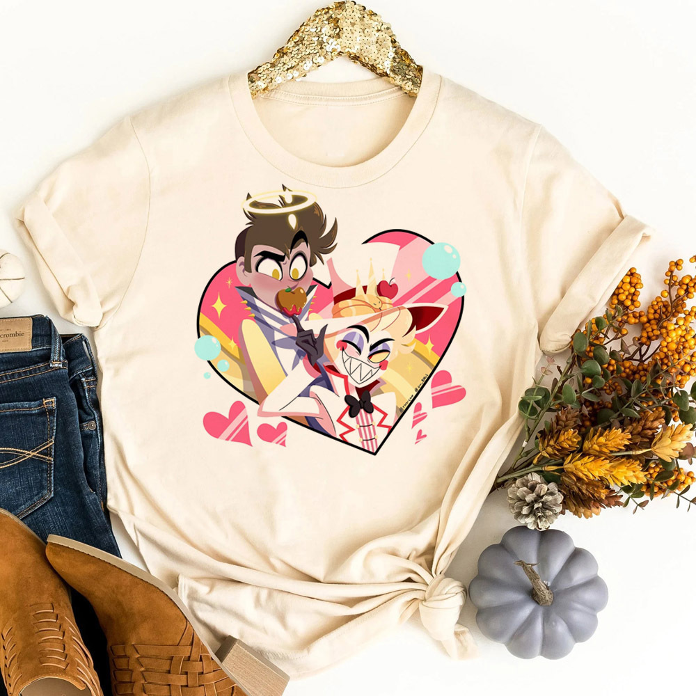 Hazbin Hotel t-shirt shoujo ko - огляд і ціна Women'S Fashion In The 80S