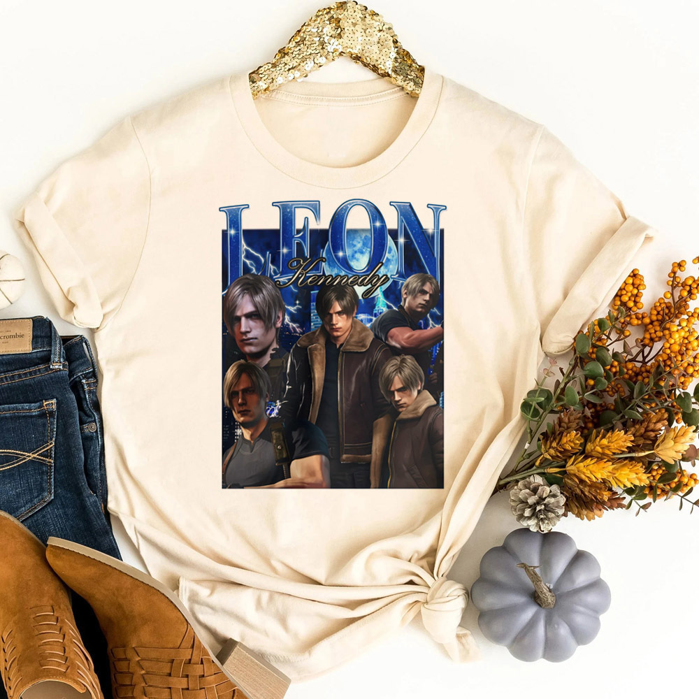 Leon Kennedy t shirt female ko - огляд і ціна Women'S Fashion In The 80S