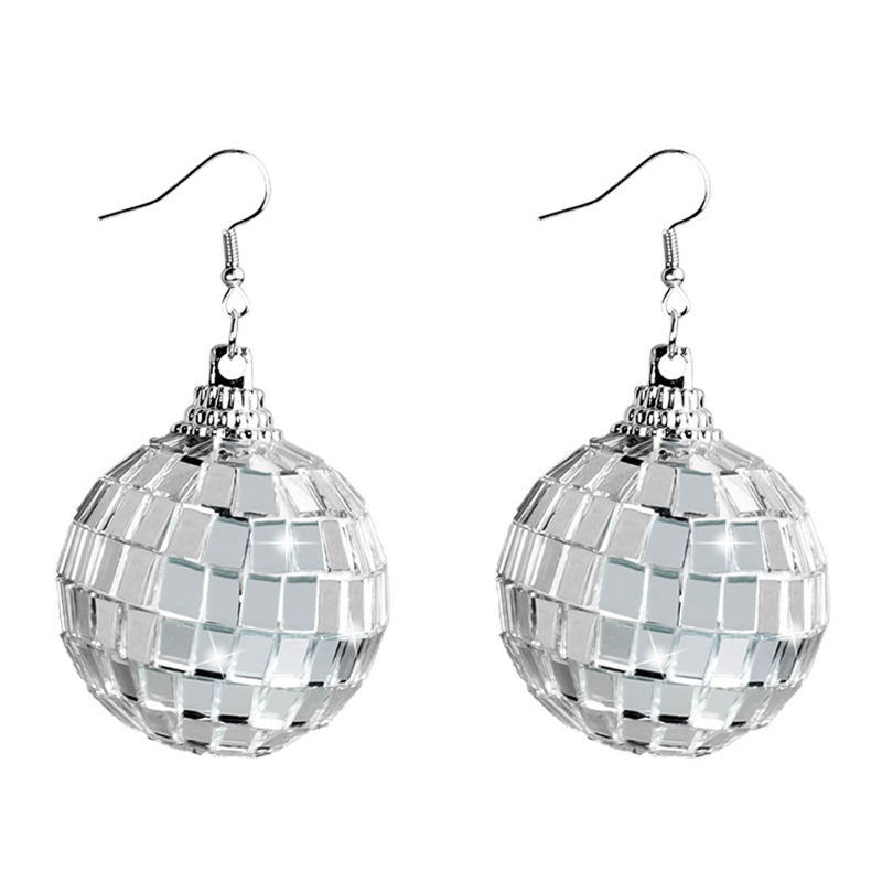 31BB Disco Ball Earrings Dangl - огляд і ціна Women'S Fashion In The 70S