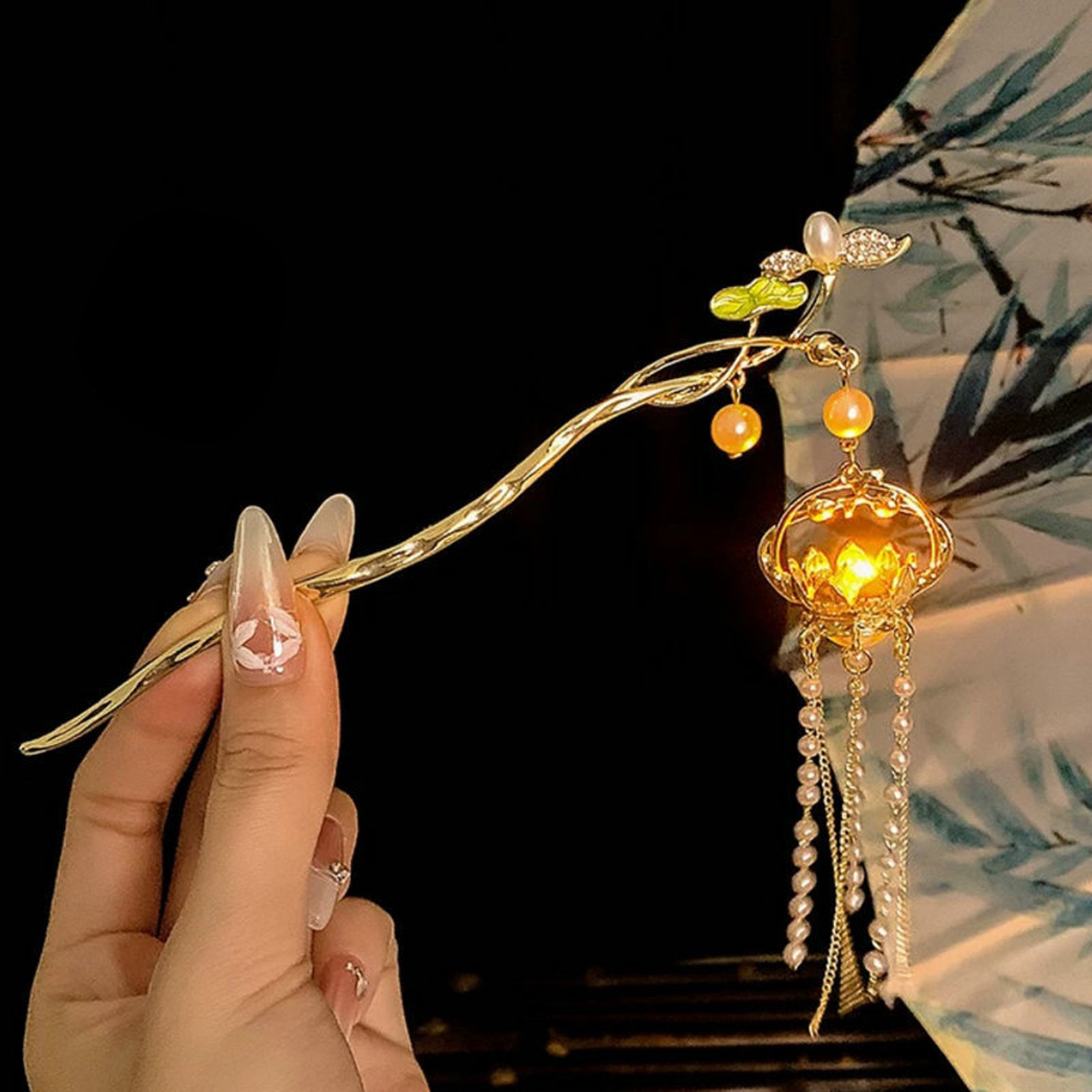 Luminous Flower Hairpin Exquis - огляд і ціна Women Fashion Hub