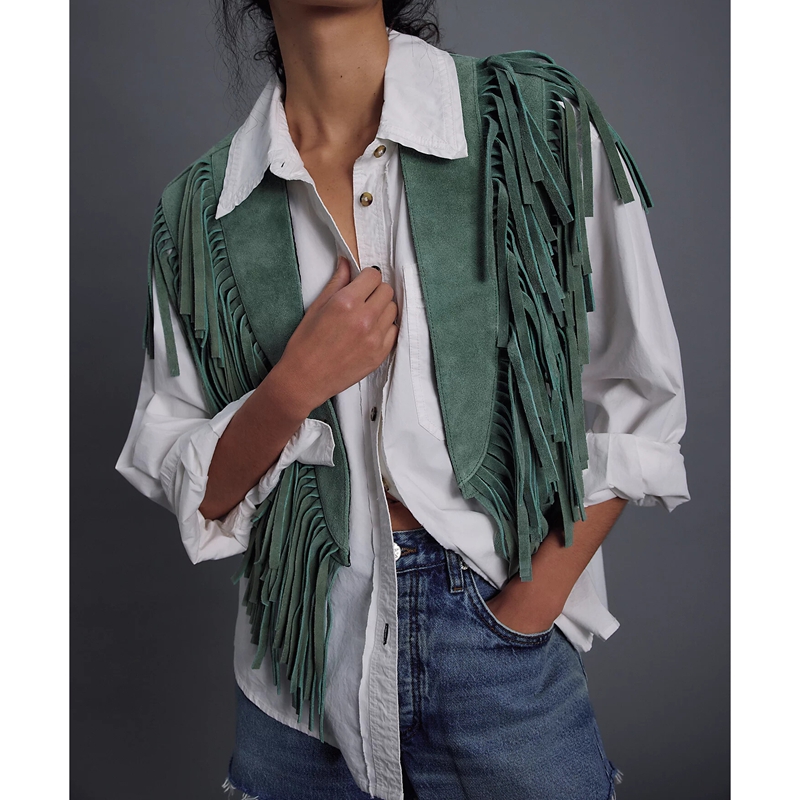 Women's Y2k Vintage Suede Vest - огляд і ціна Women'S Fashion In The 70S