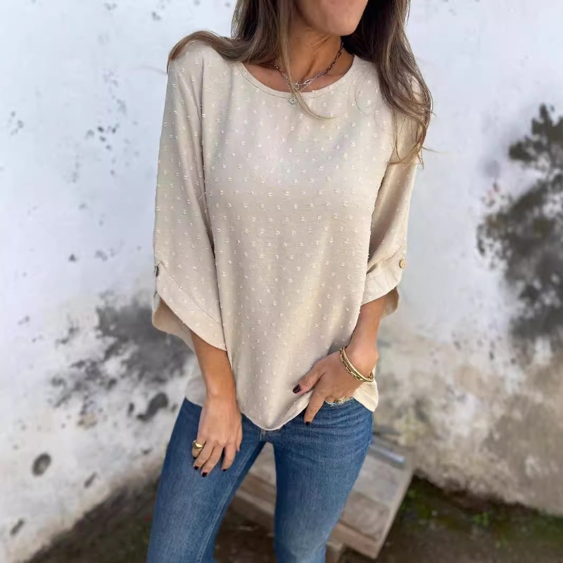 Women Swiss Dot Jacquard Blous - огляд і ціна Women Fashion Wear