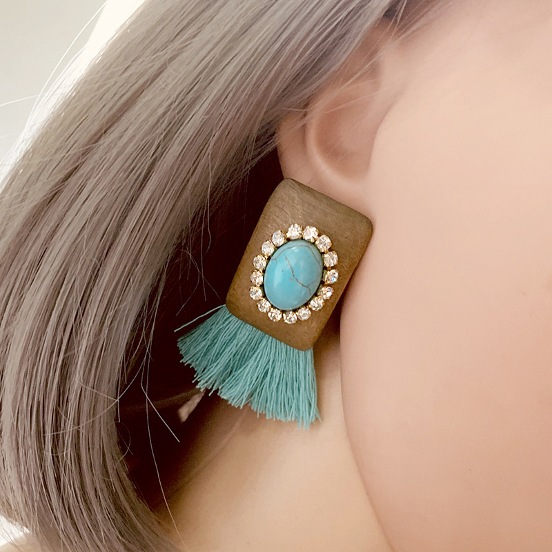 Cross-border retro wood diamon - огляд і ціна Women'S Fashion E Commerce