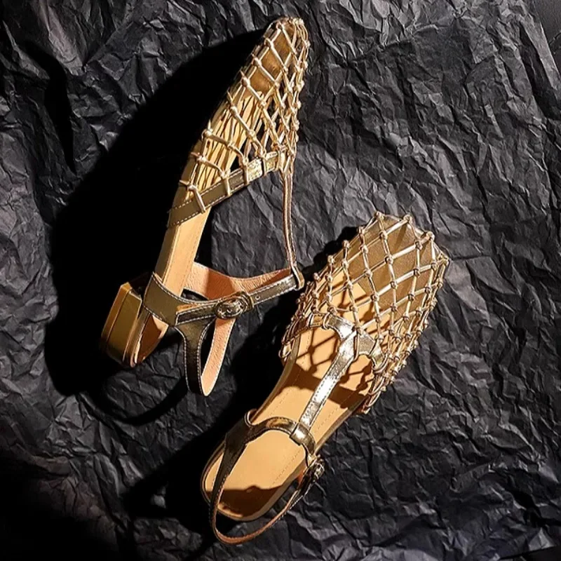 Women Weave Mesh Sandals Squar - огляд і ціна Women'S Fashion Trends Summer 2025