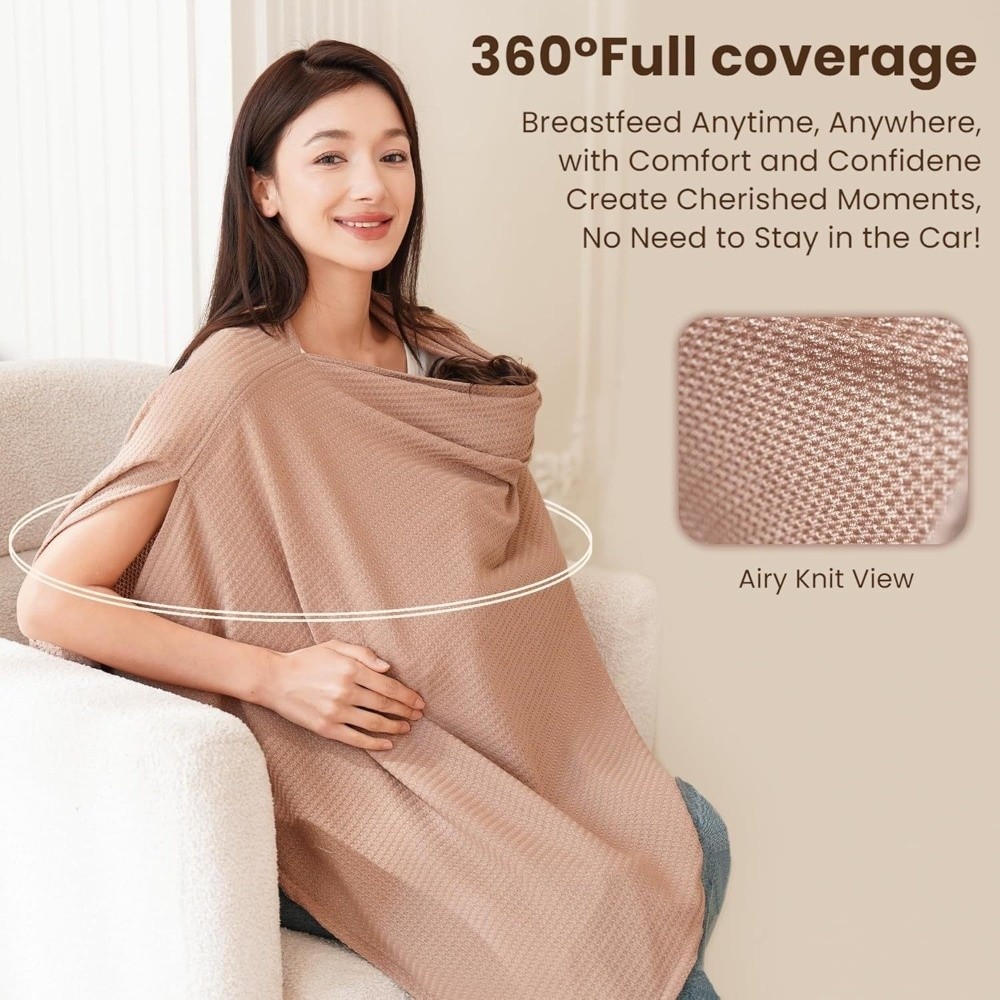 NEW Soft Nursing Cover for Bre - огляд і ціна Women'S Fashion Poncho