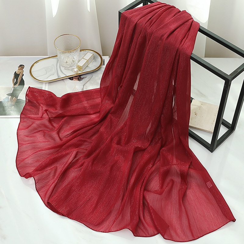 Women Thin Silk Scarf Solid So - огляд і ціна Women'S Fashion Poncho