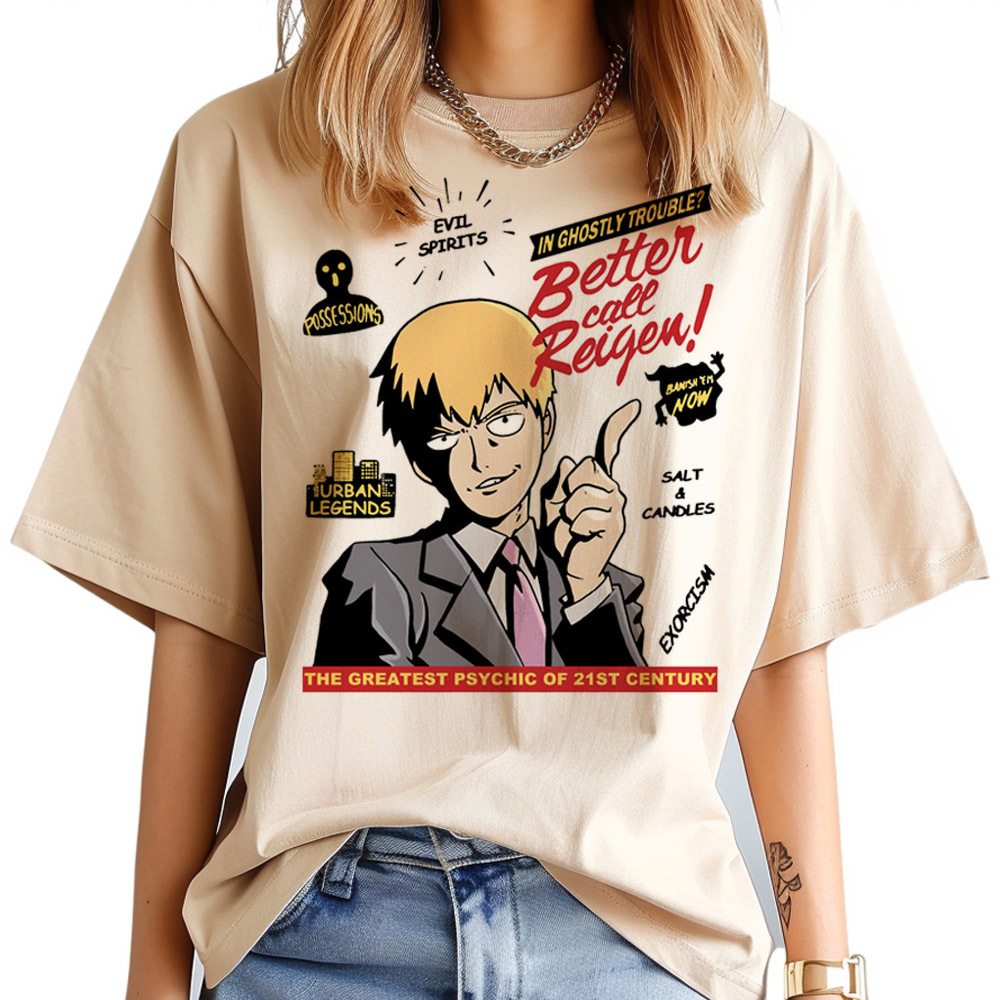 Mob Psycho 100 tshirt women Ps - огляд і ціна Women'S Fashion In The 80S