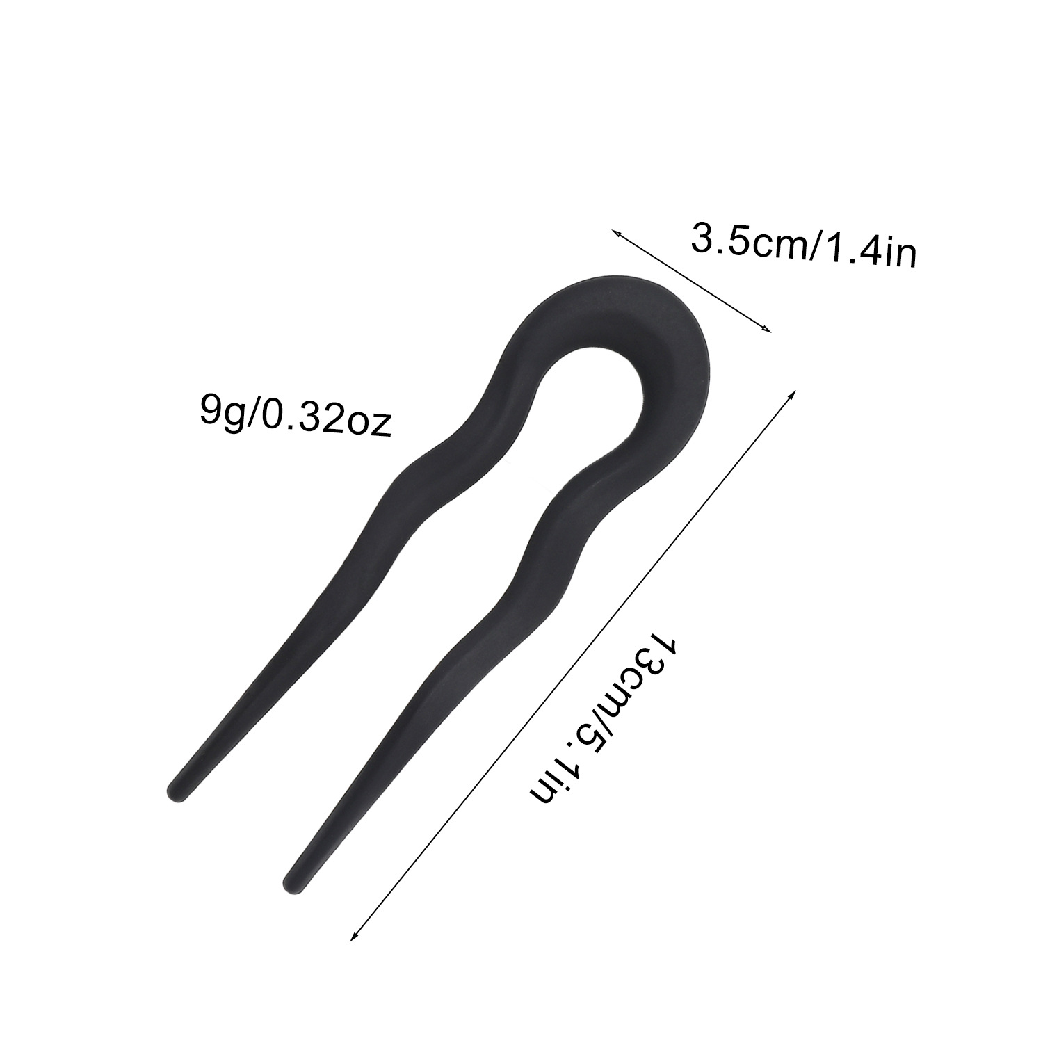 1/4pcs Simple Frosted U-Shaped - огляд і ціна Women Fashion Hub
