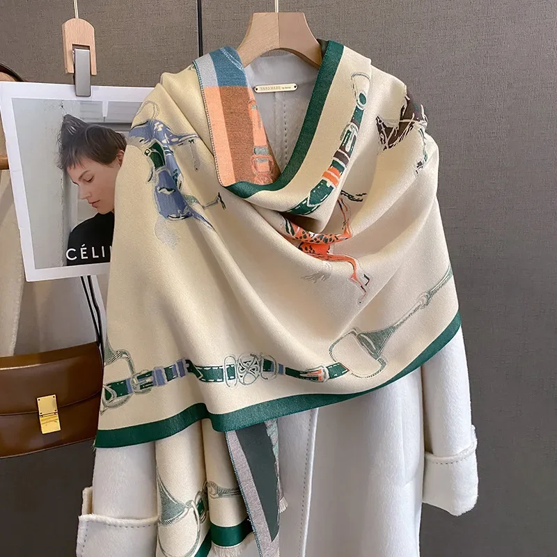2024 Luxury Warm Pashmina Shaw - огляд і ціна Women'S Fashion Poncho