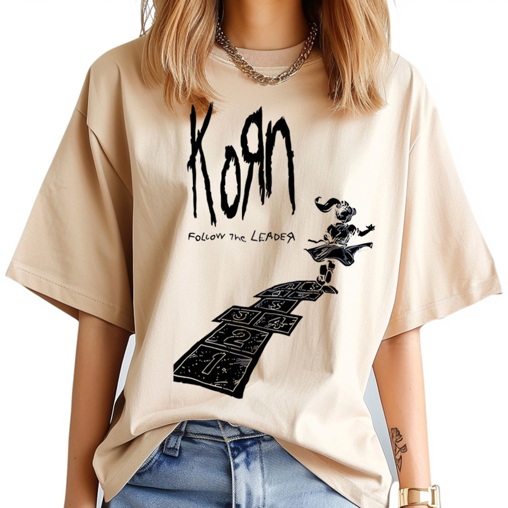 Korn t shirt women korean fash - огляд і ціна Women'S Fashion In The 80S